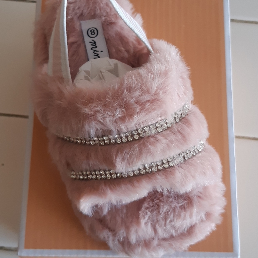 Nib girls fur sandal